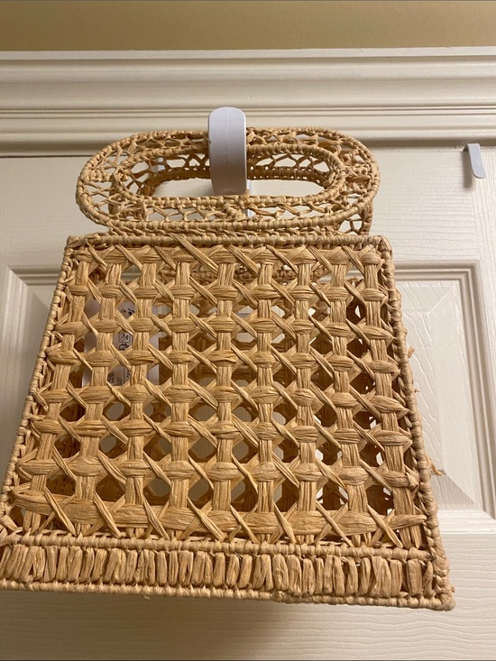Primark Handbags - NWT Primark Open Woven Straw Wicker Small Bag